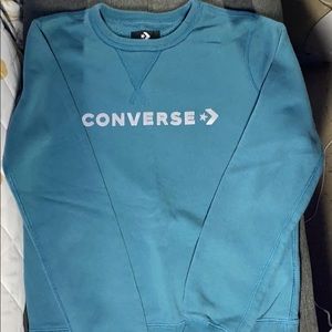 Teal converse sweatshirt